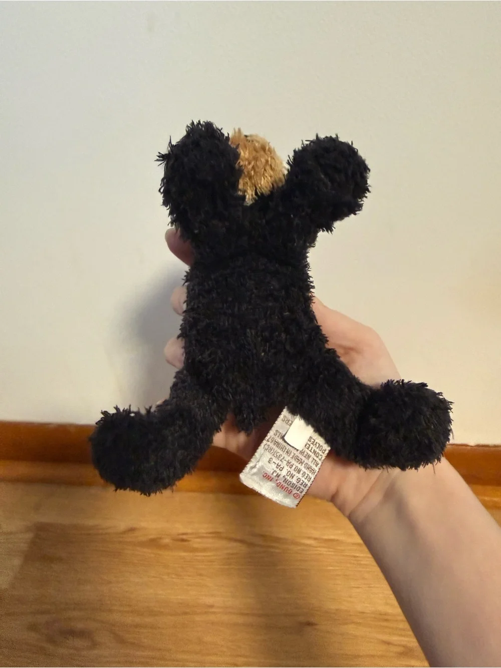 Rare Gund Kringle Jingles Bear With Santa Hat Rattle Baby Toy Plush 5”